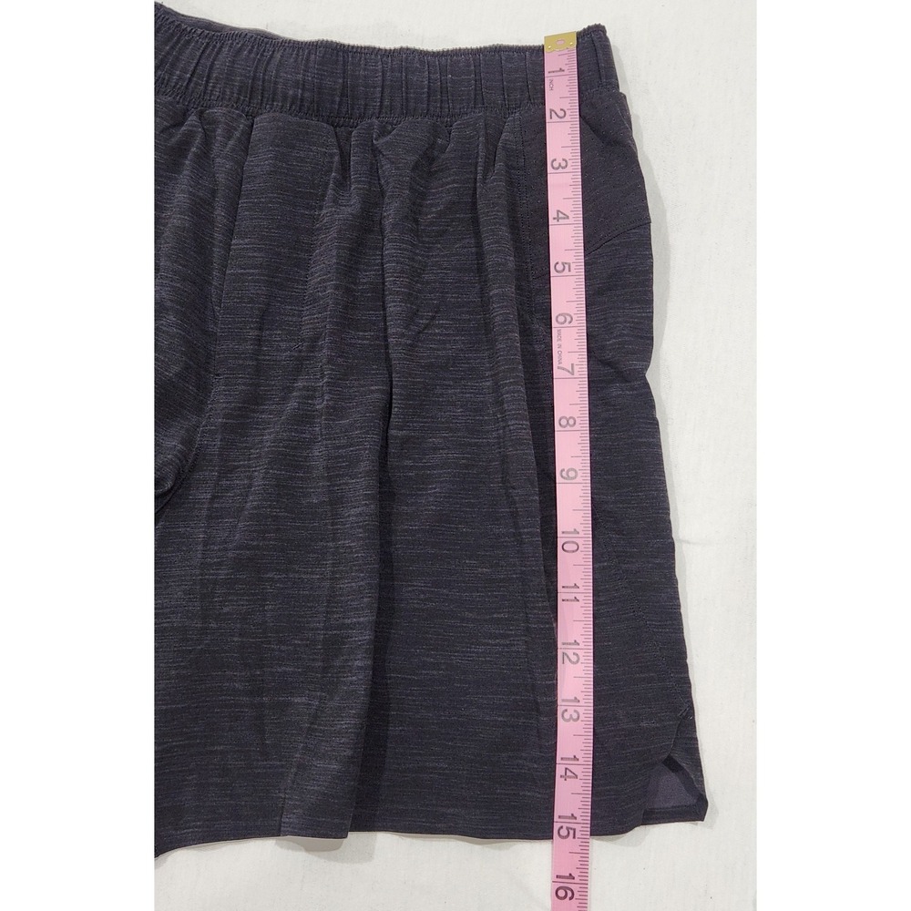 Lululemon Mens Surge Short Liner 6 Heather Allover Deep Coal Black M7AB2S Size S - Picture 8 of 10